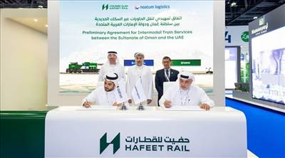 گشایش کریدور ریلی بین عمان و امارات