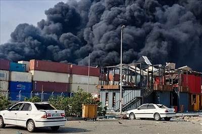 جبران خسارات انفجار در بندر شهید رجایی  